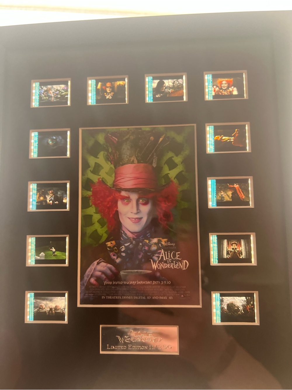 Disney’s Alice in Wonderland featuring Johnnie Depp as The Mad Hatter